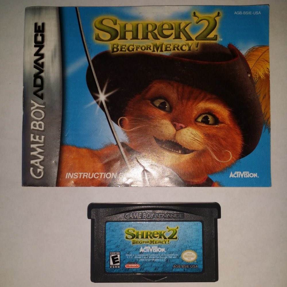 Shrek 2 Beg For Mercy! Nintendo Game Boy Advance